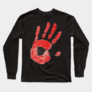 red Hand Long Sleeve T-Shirt